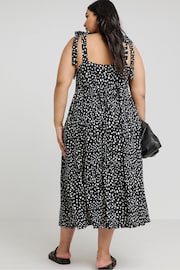 Simply Be Black Supersoft Tie Strap Maxi Dress - Image 2 of 4