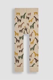 JoJo Maman Bébé Natural Giraffe Extra Thick Leggings - Image 1 of 3