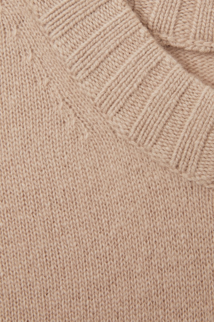 Reiss Mink Elena Wool-Cashmere Crew Neck Jumper - Image 6 of 6