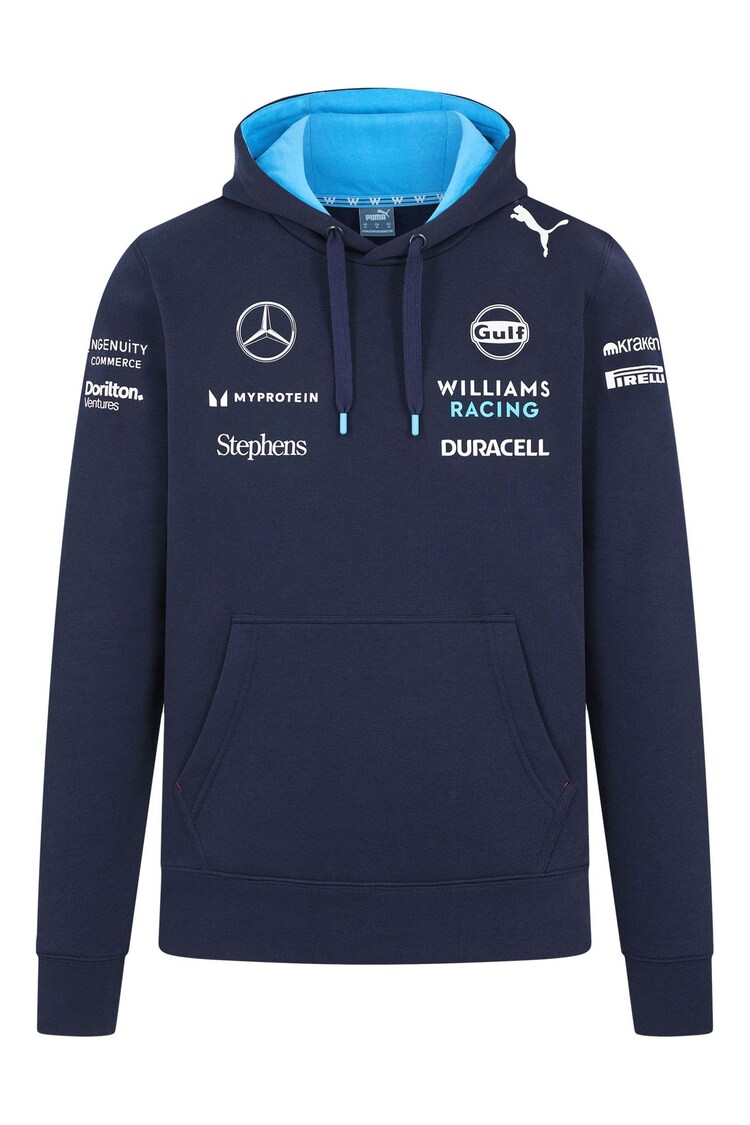 Fanatics Blue F1 Williams Racing 2024 Team Hoodie - Image 3 of 3