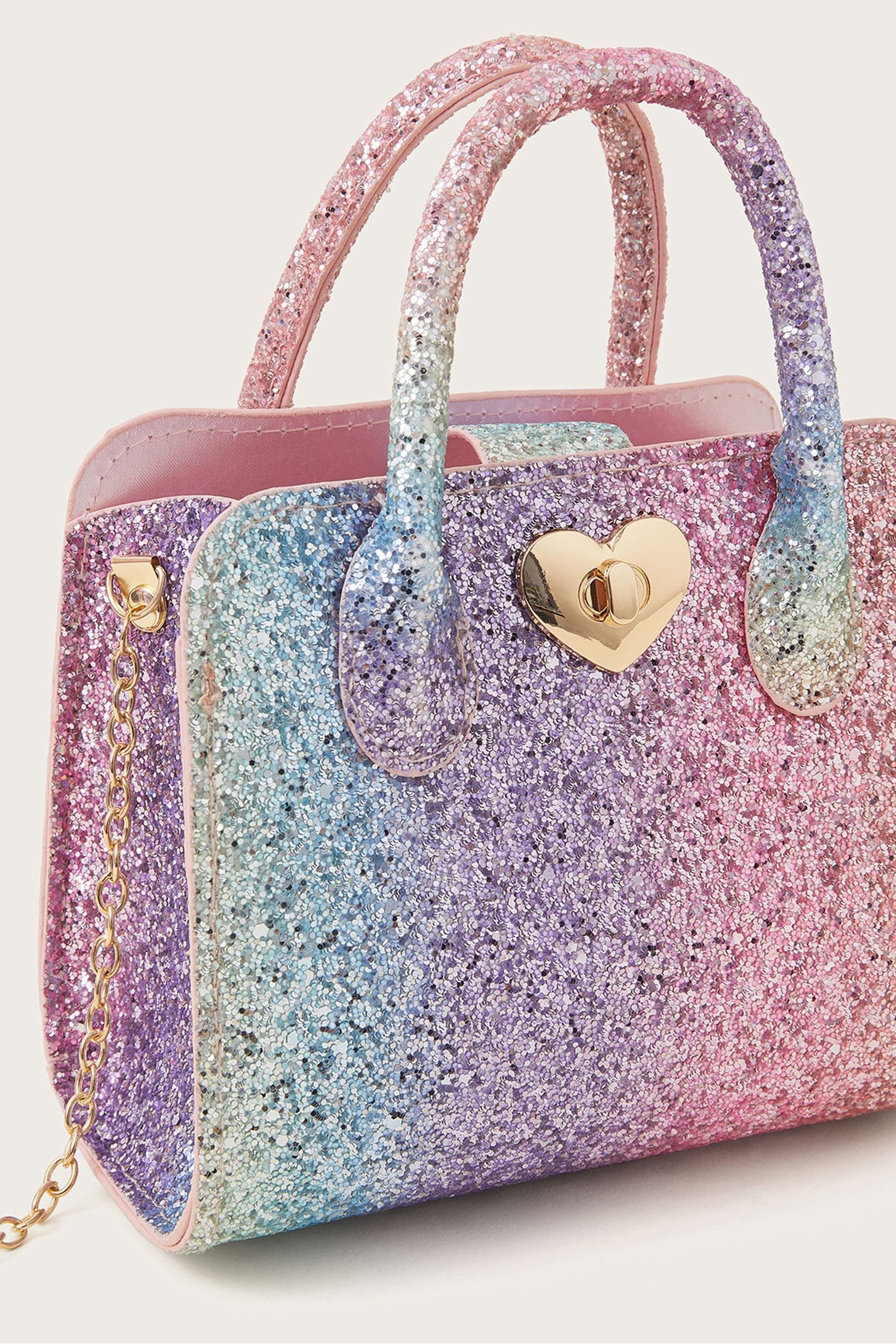 Glitter tote bag hotsell
