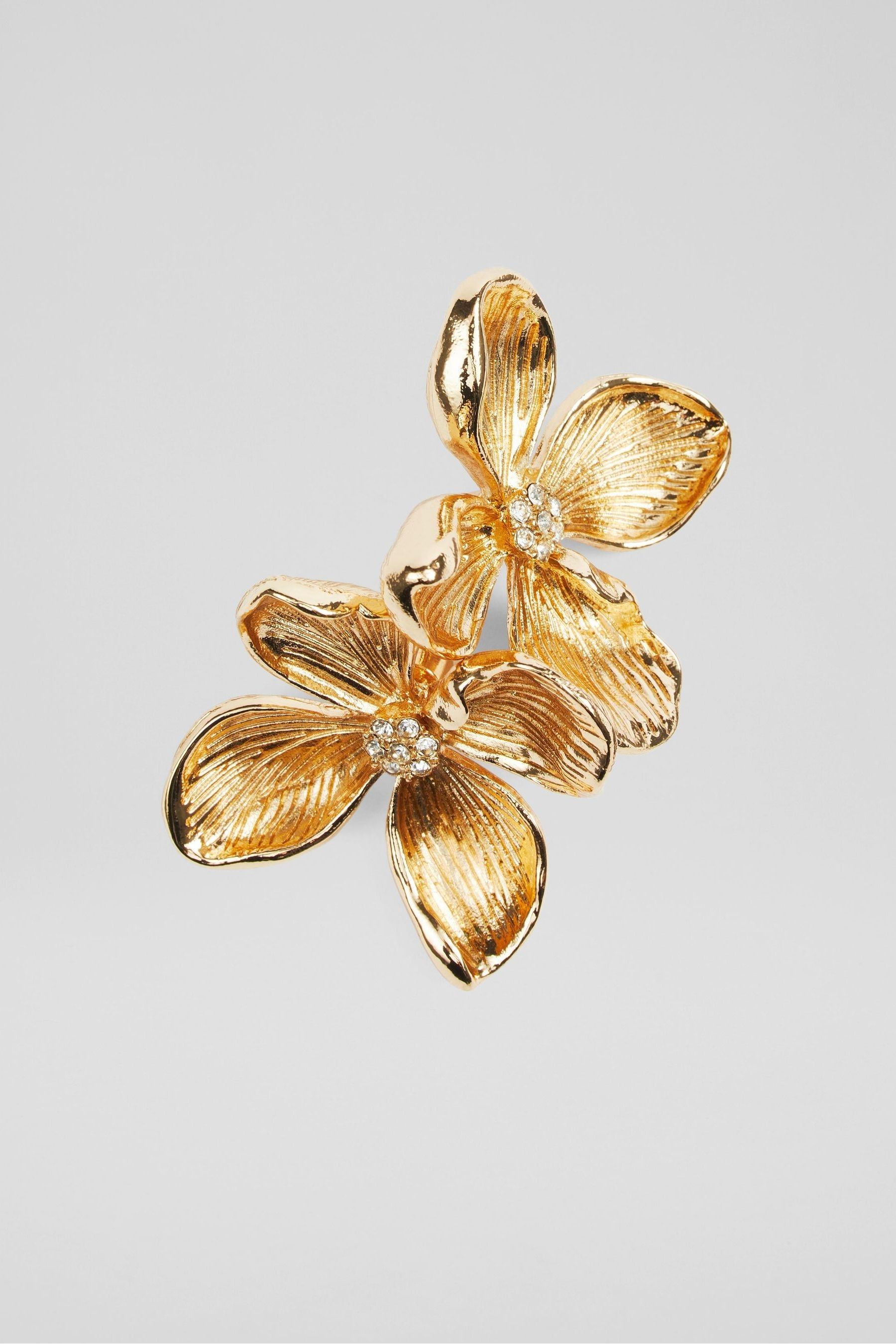 Gold statement earrings australia sale