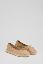 LK Bennett Natural Talee Ballet Espadrilles - Image 3 of 4