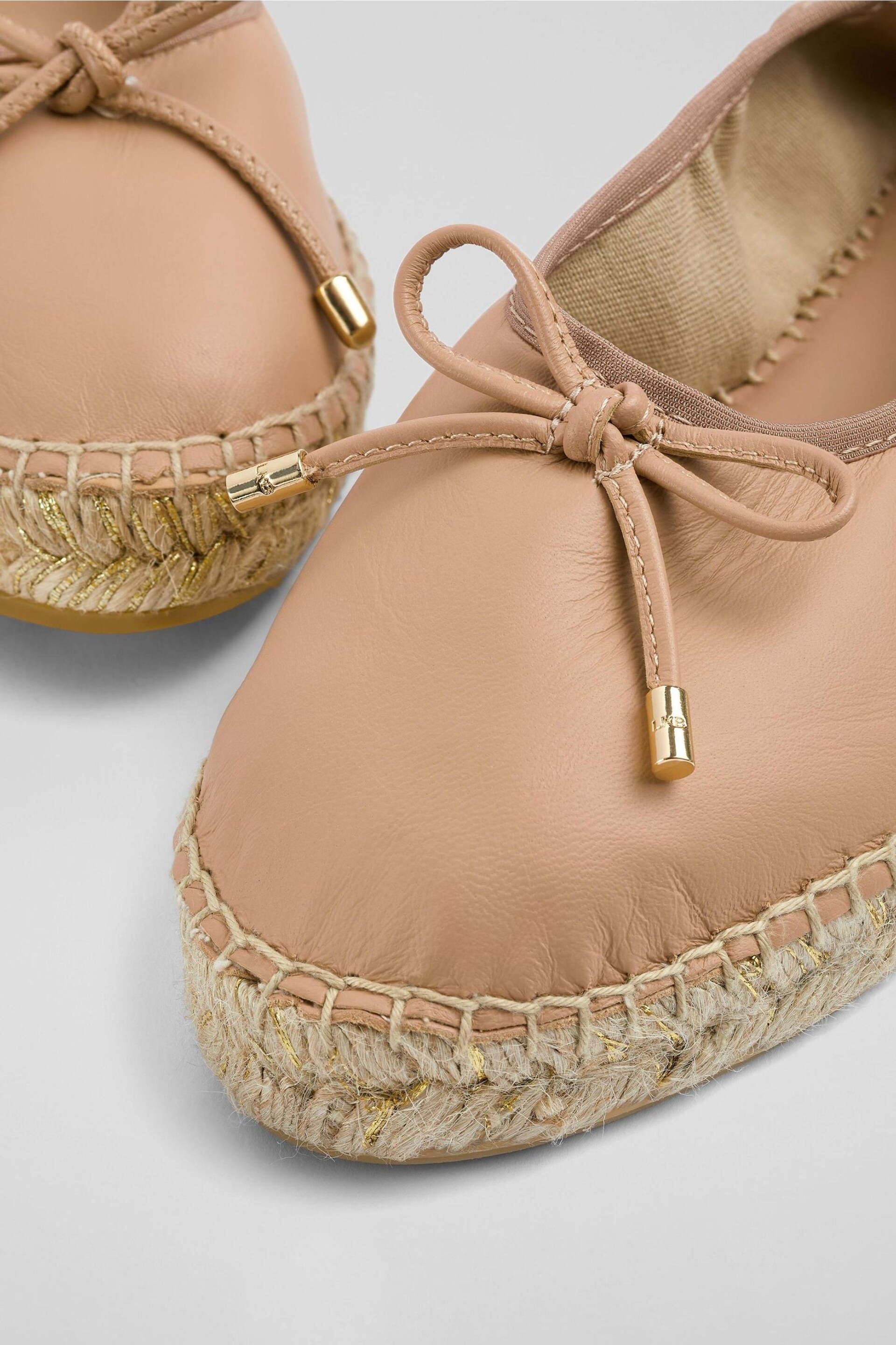 LK Bennett Natural Talee Ballet Espadrilles - Image 4 of 4