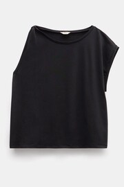 Hush Black Jenna Knot Detail T-Shirt - Image 5 of 5