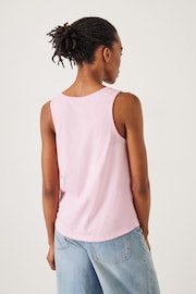 Hush Pink Cotton Slub Tank Top - Image 2 of 5