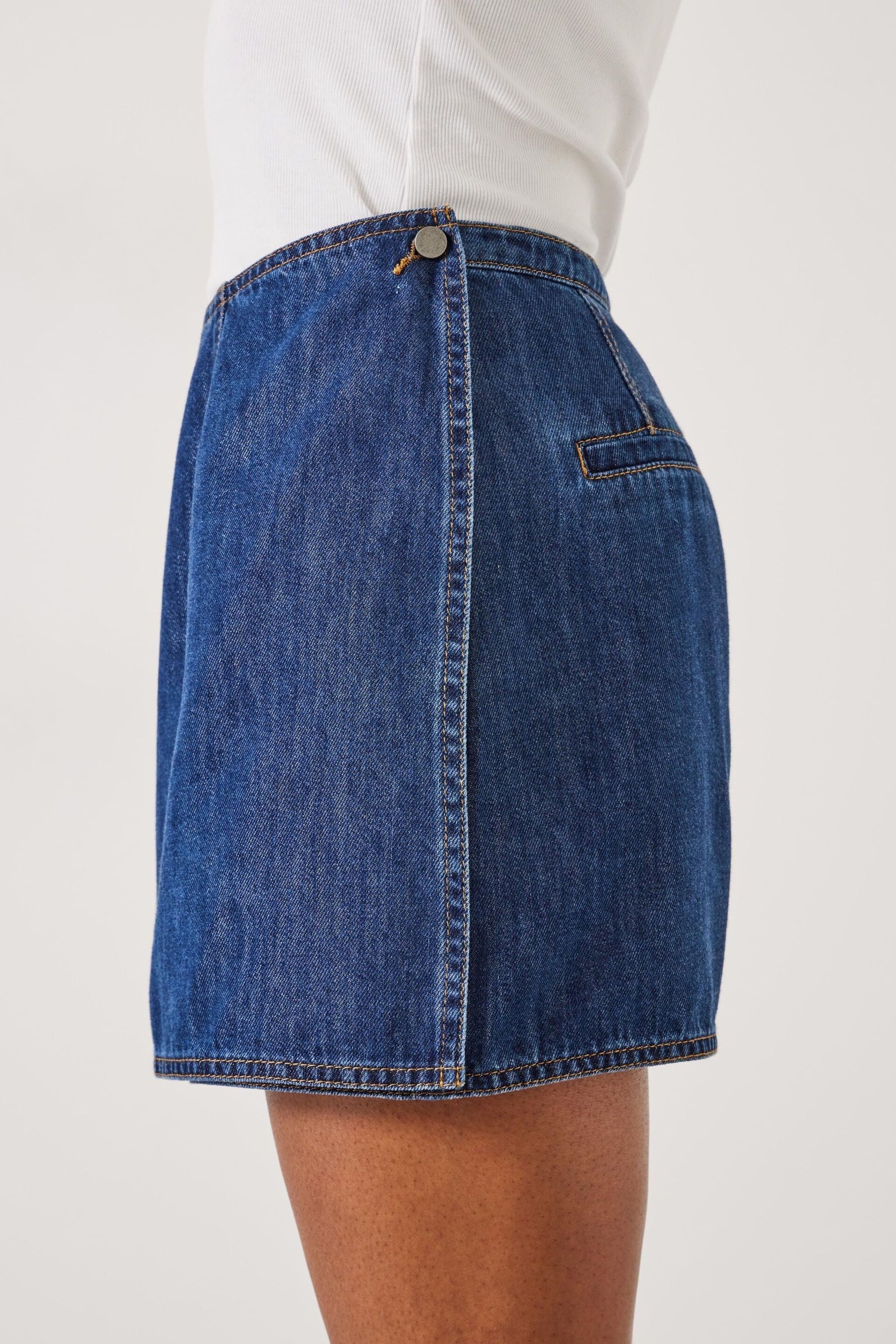 Hush Blue Madeline Denim Mini Skirts - Image 2 of 5