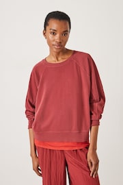 Hush Red Kara Lightweight Sweatshirt - Image 1 of 5