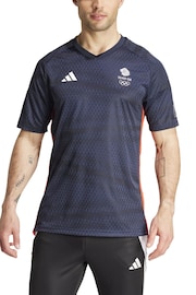 adidas Blue Team GB Football Jersey - Image 1 of 4