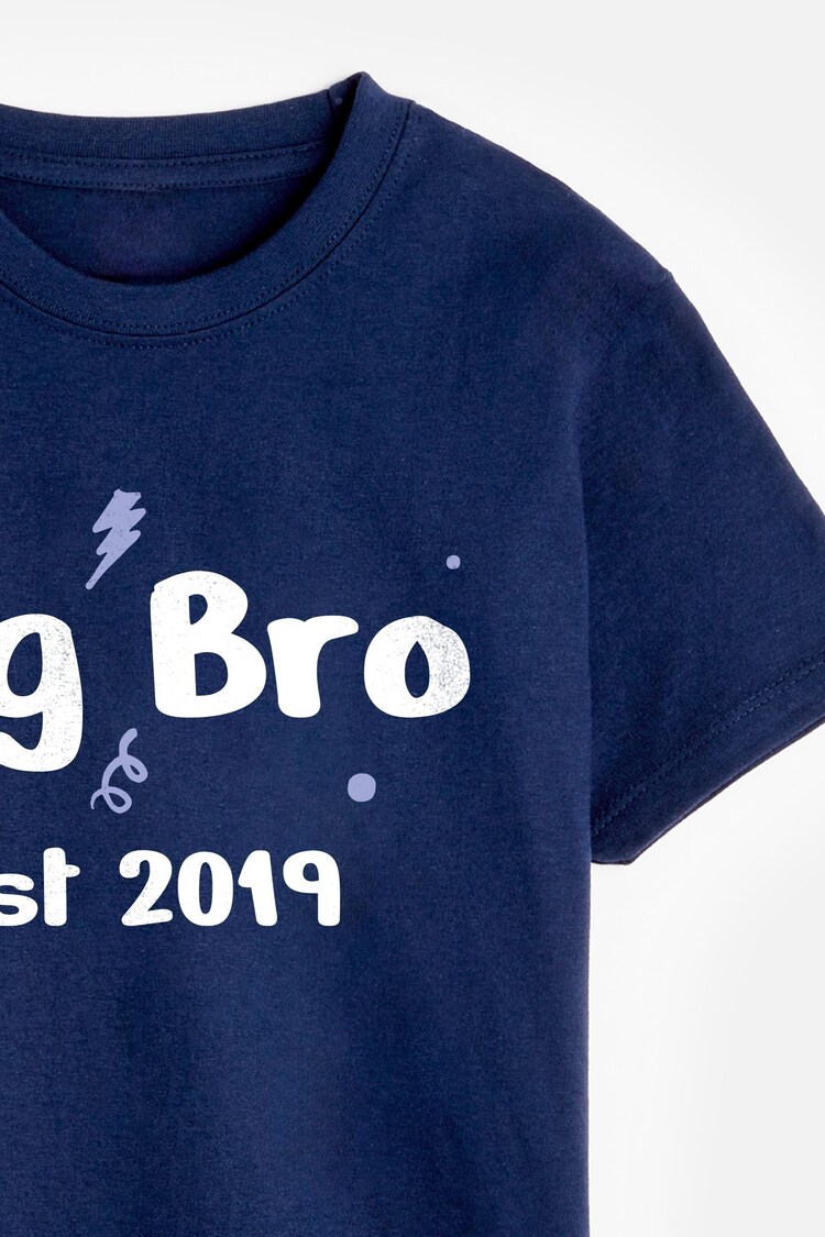 Personalised Kids Big Bro T-shirt by Dollymix - Image 2 of 4