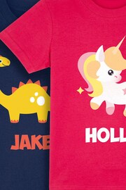 Personalised Girls Unicorn T-shirtby Dollymix - Image 4 of 4