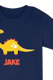 Personalised Boys Dinosaur T-shirtby Dollymix - Image 2 of 4