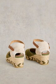 White Stuff Suede Closed Espadrille Wedges - 圖片 3/4