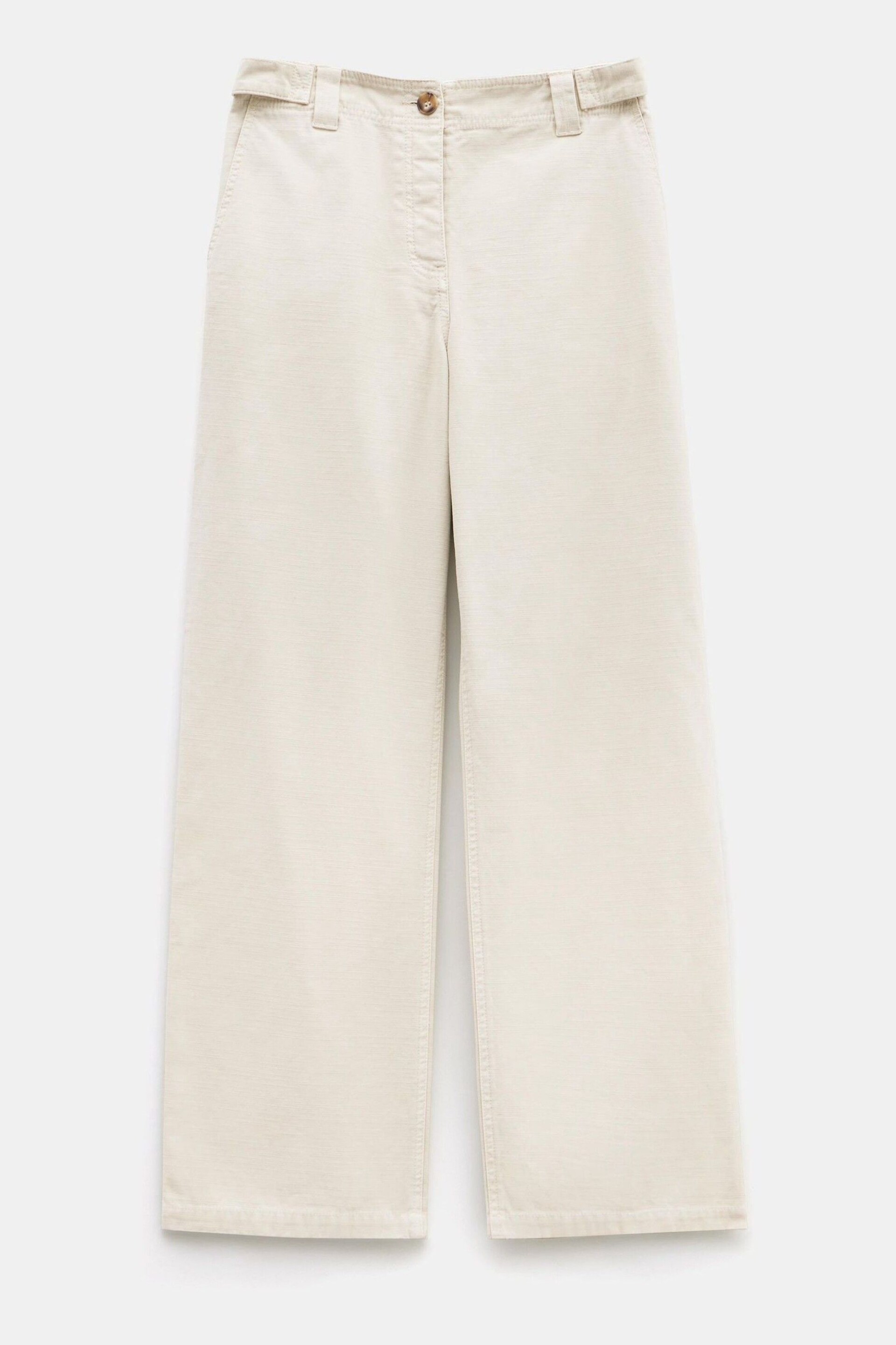 Hush Natural Kia Washed Baker Trousers - Image 5 of 5