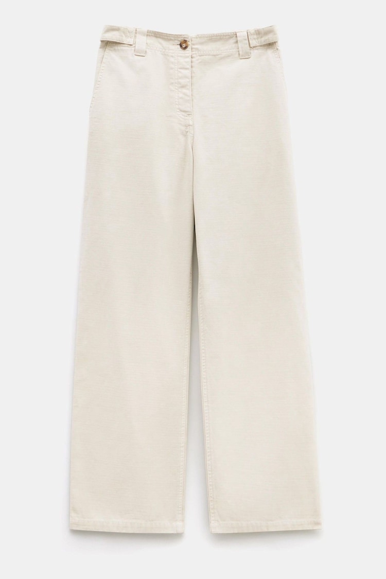 Hush Natural Kia Washed Baker Trousers - Image 5 of 5