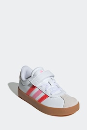 adidas White VL Court 3.0 Trainers - Image 3 of 9