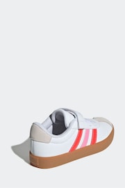 adidas White VL Court 3.0 Trainers - Image 4 of 9