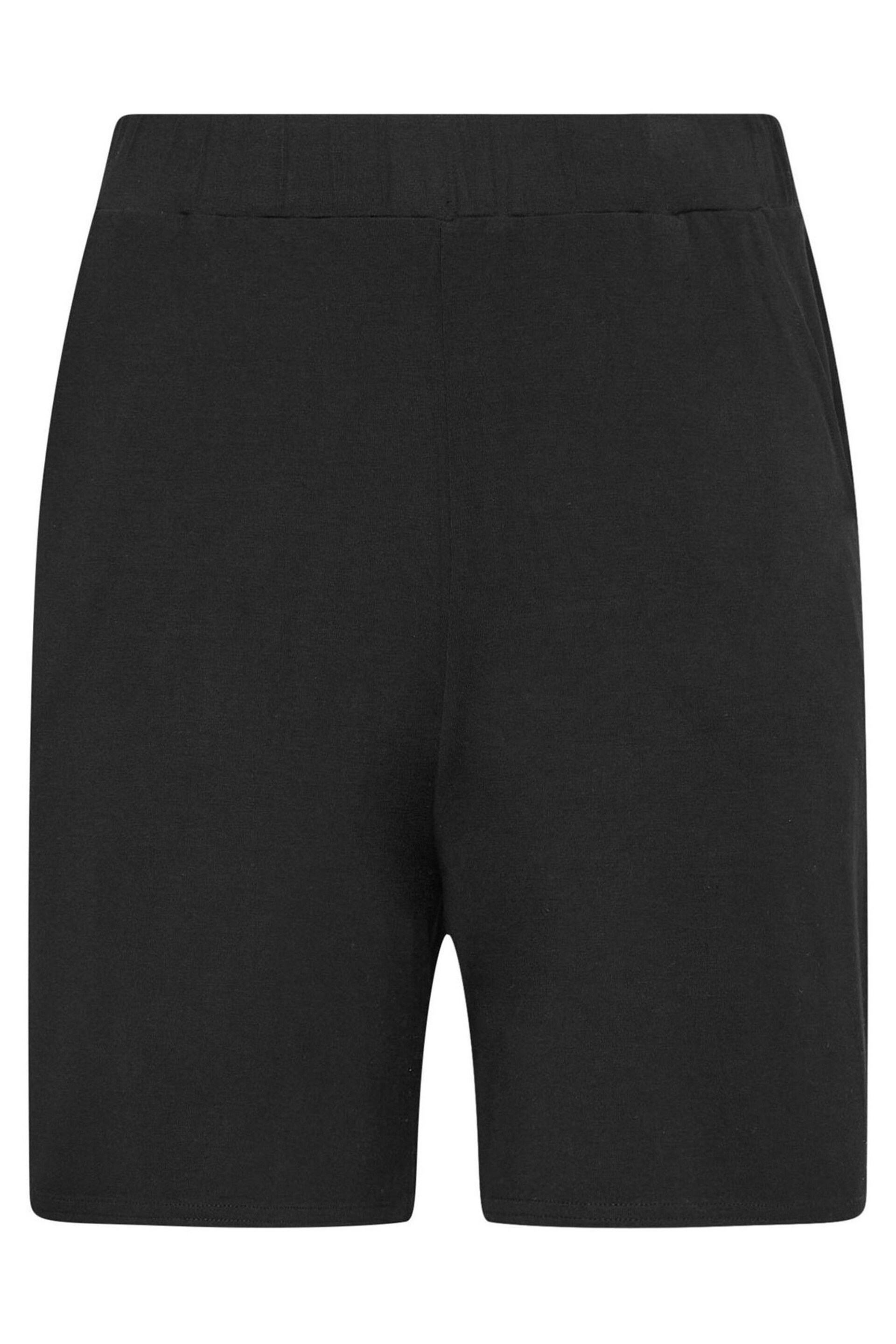 Long Tall Sally Black Jersey Shorts - Image 5 of 5