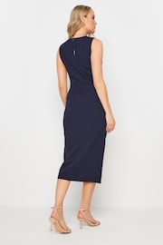 Long Tall Sally Blue Cowl Neck Wrap Dress - Image 3 of 5