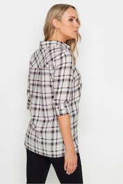 Long Tall Sally White Check 100% Cotton Shirt - Image 4 of 6