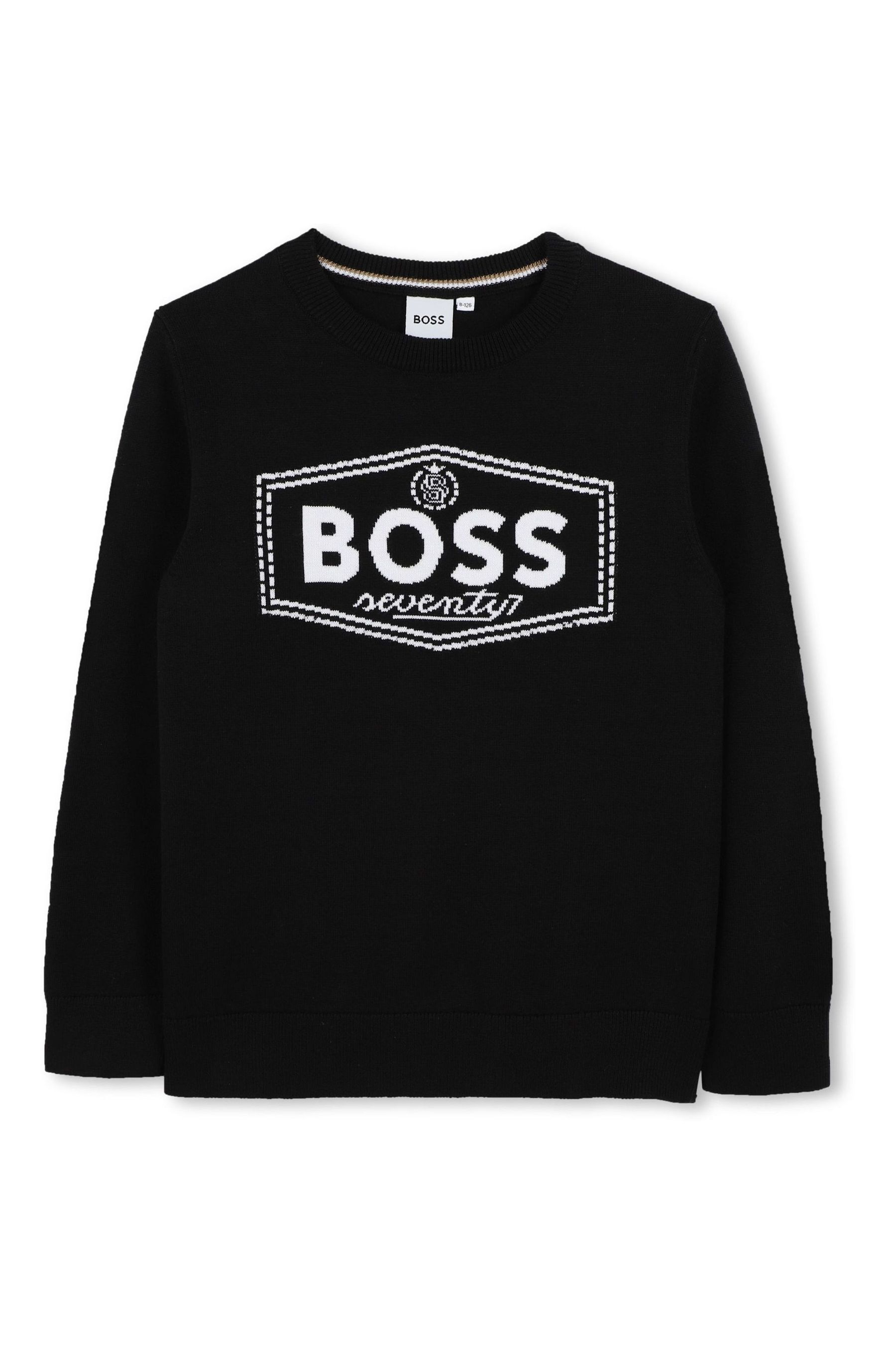 Buy BOSS Black Vintage Logo Crew Neck 100 Cotton Sweatshirt from the Next UK online shop
