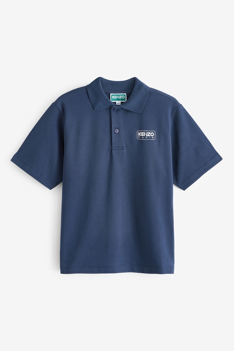 KENZO KIDS Chest Logo Short Sleeve Polo Shirt - Image 1 of 3