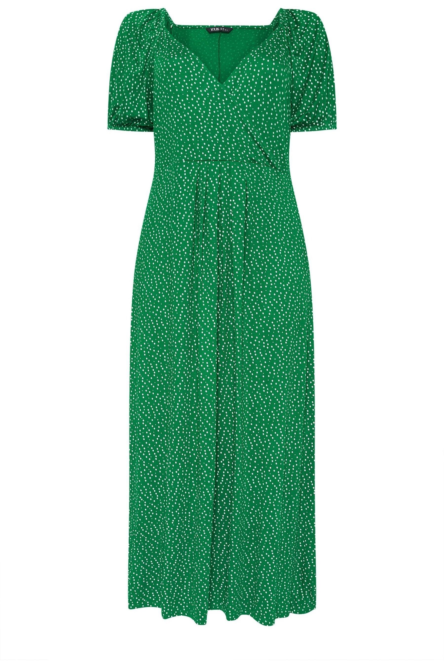 Curve polka dot dress online