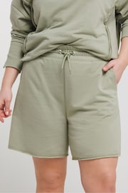 Simply Be Green Distressed Shorts - Image 3 of 4