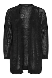 Yours Curve Black Knitted Cardigan - Image 5 of 5