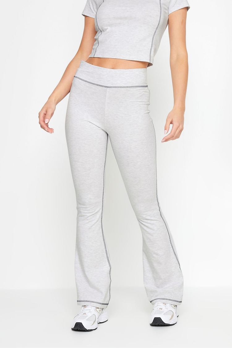 PixieGirl Petite Grey Contrast Stitch Fla Leggings - Image 2 of 5