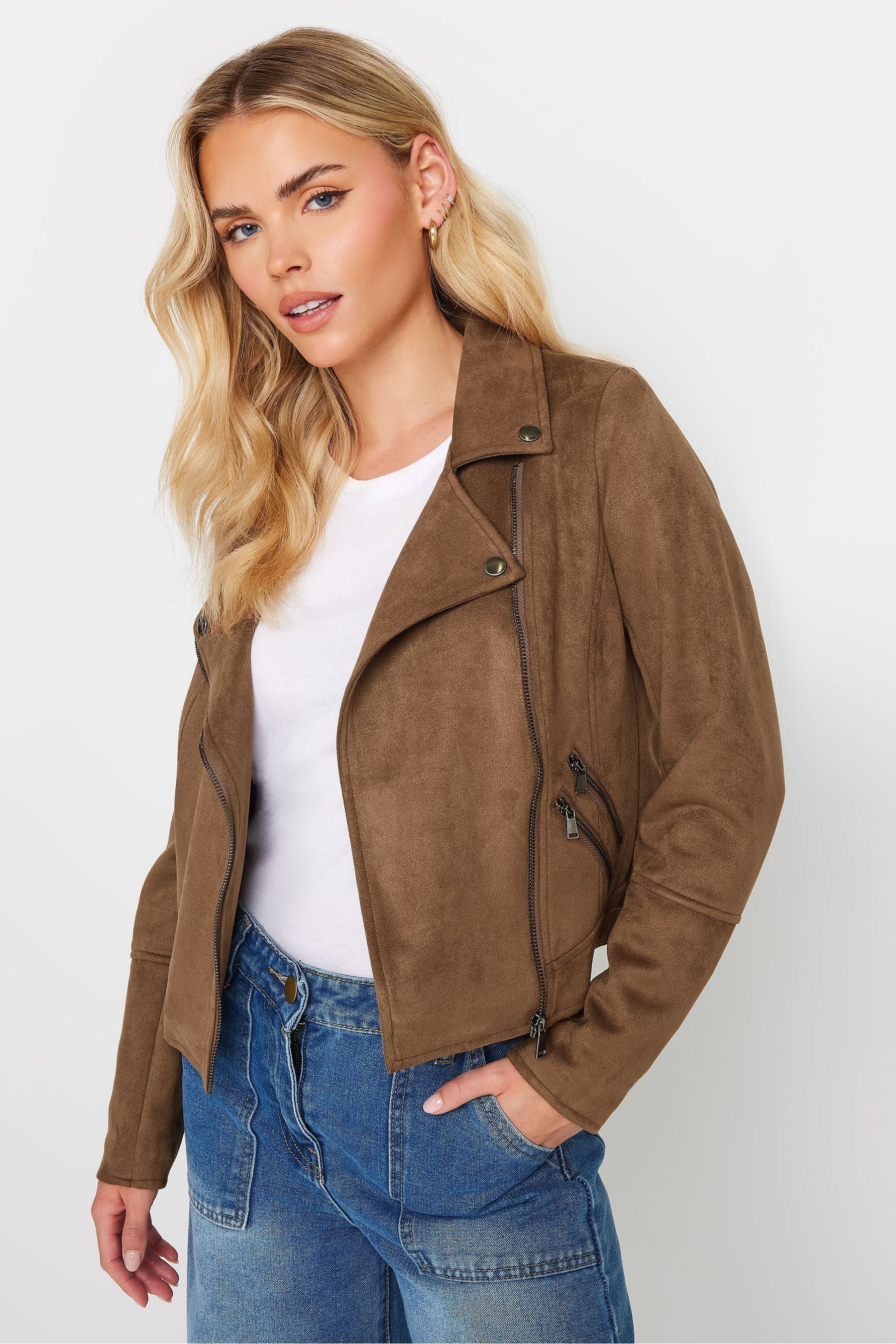 Next petite leather jacket 2025
