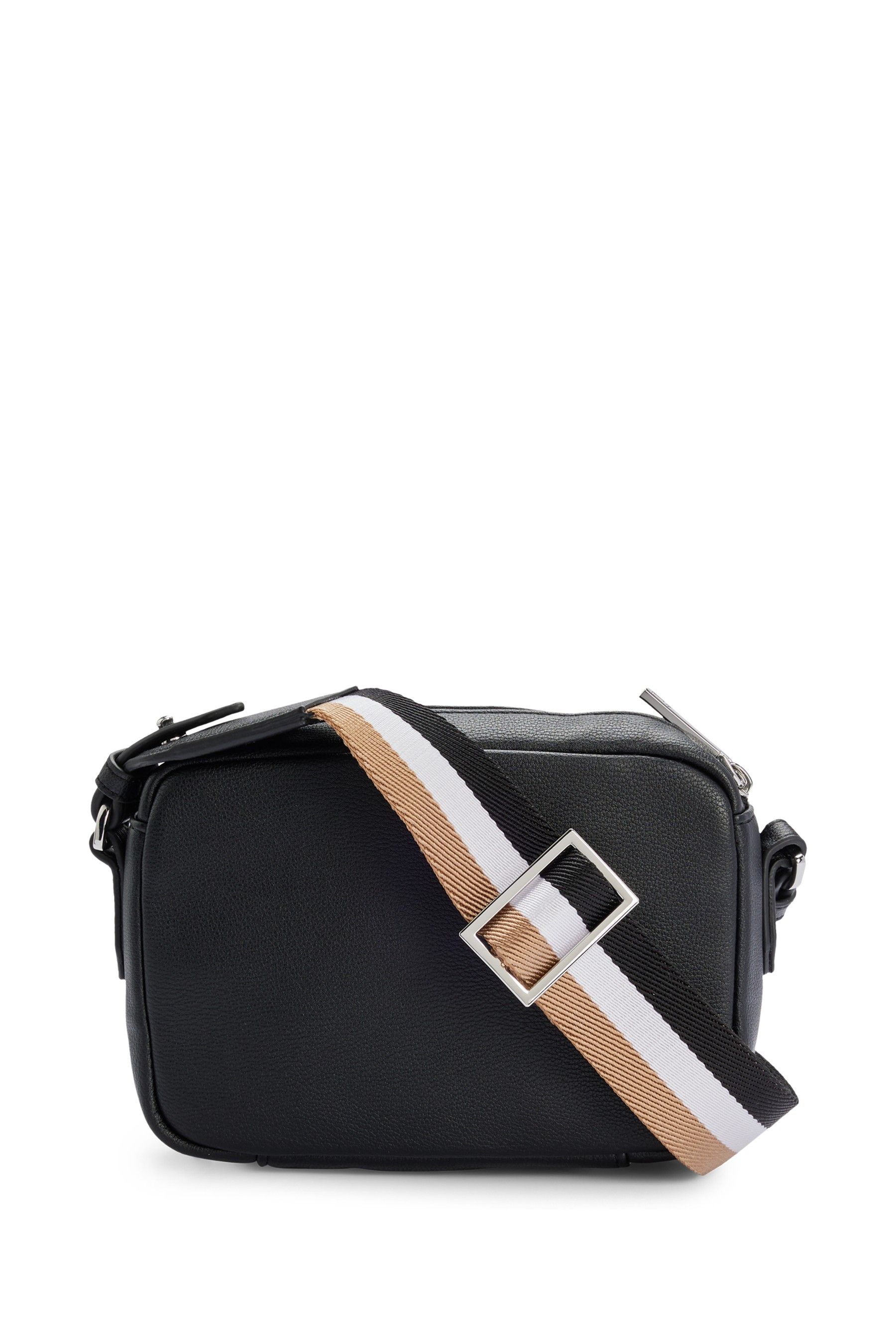 Buy BOSS Black Detachable Pouch Crossbody Bag In Faux Leather from the Next UK online shop