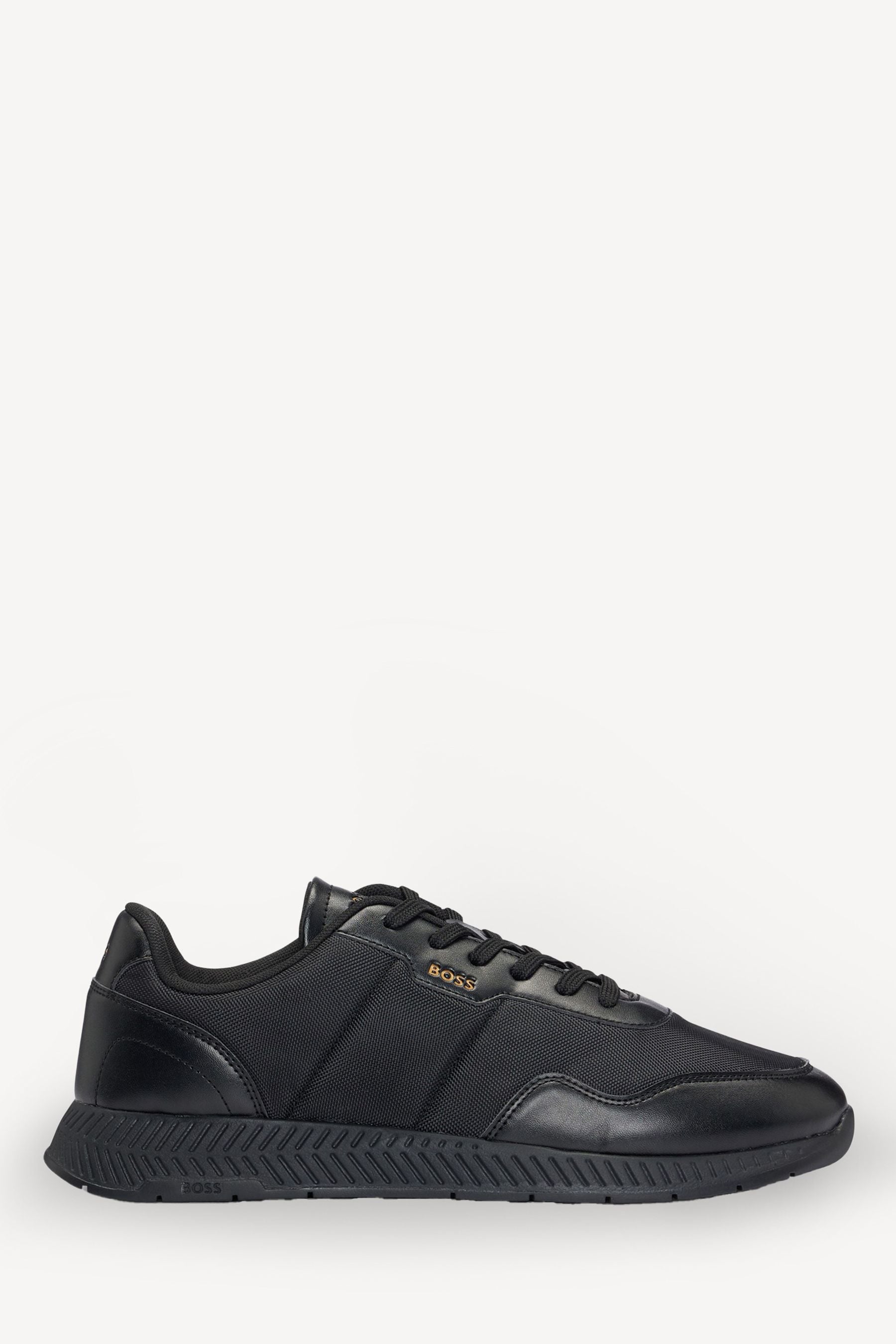 Buy BOSS Black Textured Sole Trainers from Next Poland