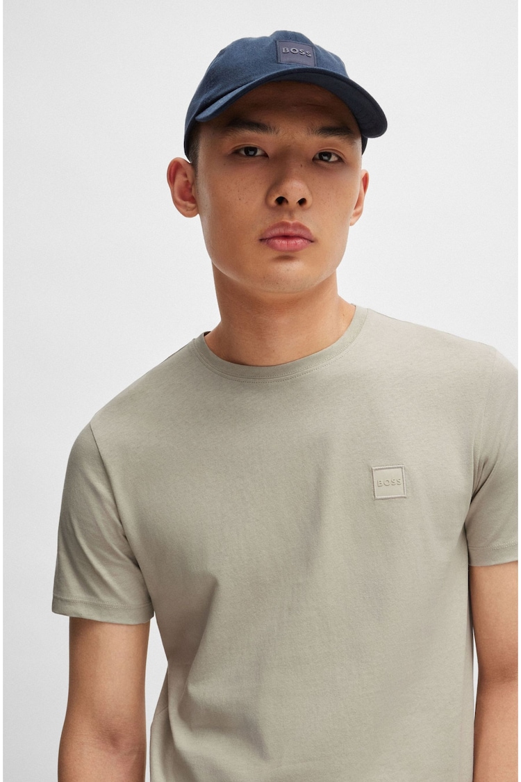 BOSS Natural BOSS Relaxed Fit Tales Box Logo Cotton T-Shirt - Image 1 of 5