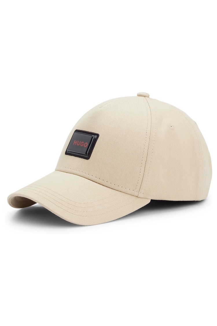 HUGO Natural Logo Patch Cap In Cotton Twill - Image 2 of 5