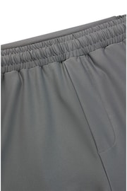 BOSS Grey Quick-Dry Shorts With Decorative Reflective Logo - Image 6 of 6