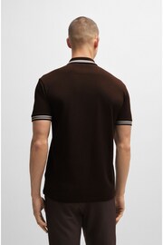 BOSS Brown Paddy Polo Shirt - Image 3 of 4
