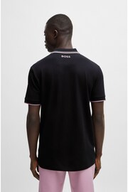 BOSS Black Paddy Pro Golf Tipped Polo Shirt - Image 3 of 4