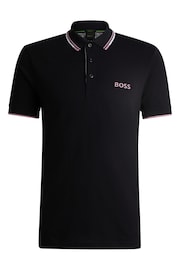 BOSS Black Paddy Pro Golf Tipped Polo Shirt - Image 4 of 4