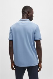 BOSS Sky Blue Paddy Pro Golf Tipped Polo Shirt - Image 2 of 3