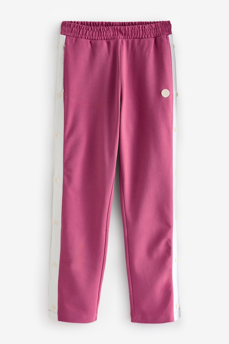 HUGO Pink Side Popper Tape Joggers - Image 5 of 5