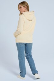 Animal Maya Womens Cream Organic Graphic Hoodie - Image 3 of 4