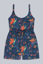 Animal Orange Flora Printed Playsuit - Image 5 of 8