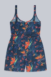 Animal Orange Flora Printed Playsuit - Image 6 of 8