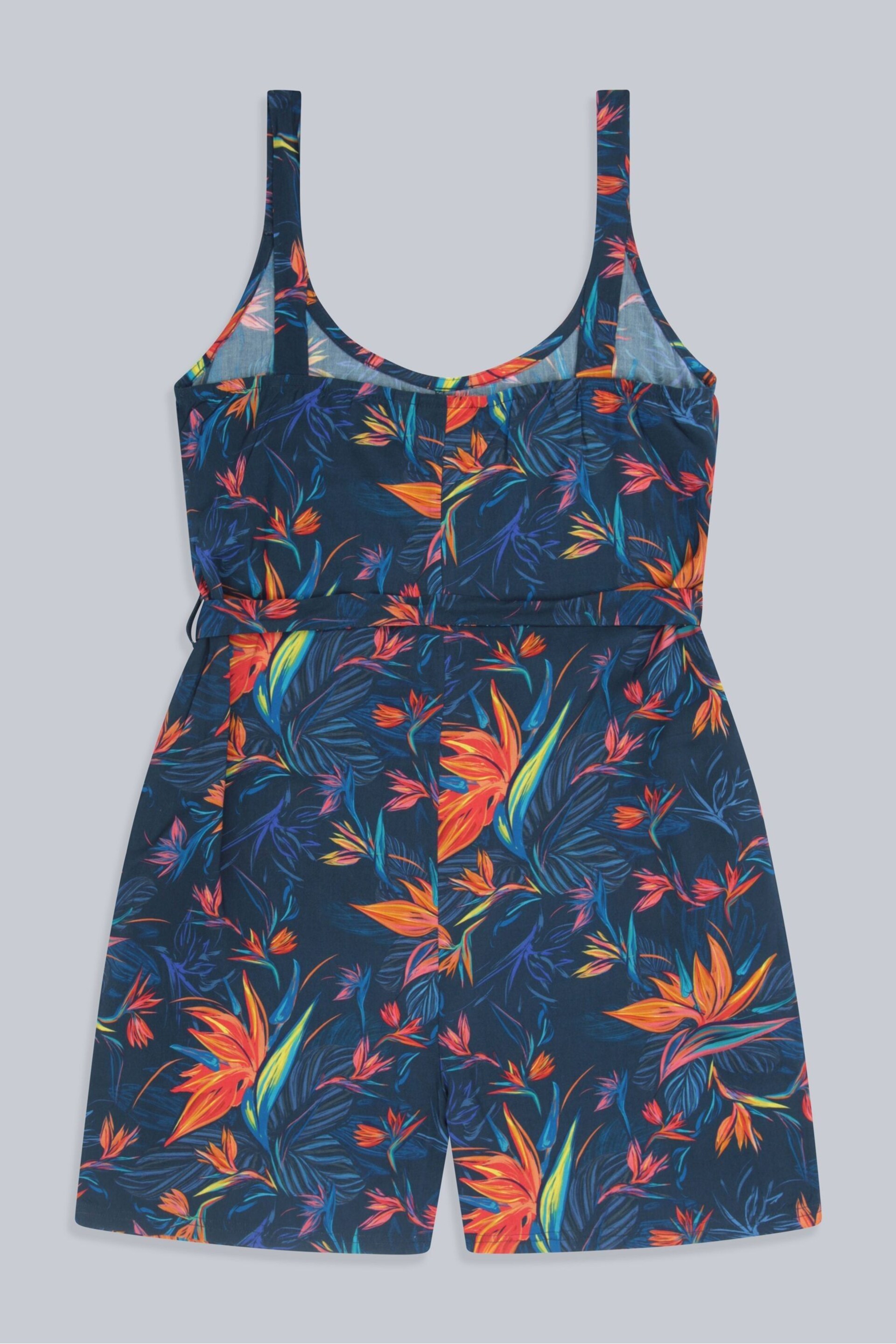 Animal Orange Flora Printed Playsuit - Image 6 of 8