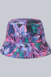 Animal Kids Blue Lilac Reversible Bucket Hat - Image 4 of 8