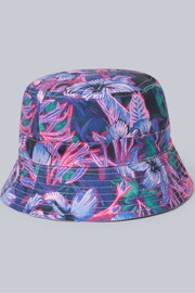 Animal Kids Blue Lilac Reversible Bucket Hat - Image 5 of 8