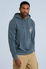 Animal Mens Blue River Graphic Organic Hoodie - Image 1 of 9