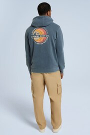 Animal Mens Blue River Graphic Organic Hoodie - Image 3 of 9