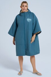 Animal Misty Womens Blue Recycled Fleece Lined Parka - Image 2 of 9